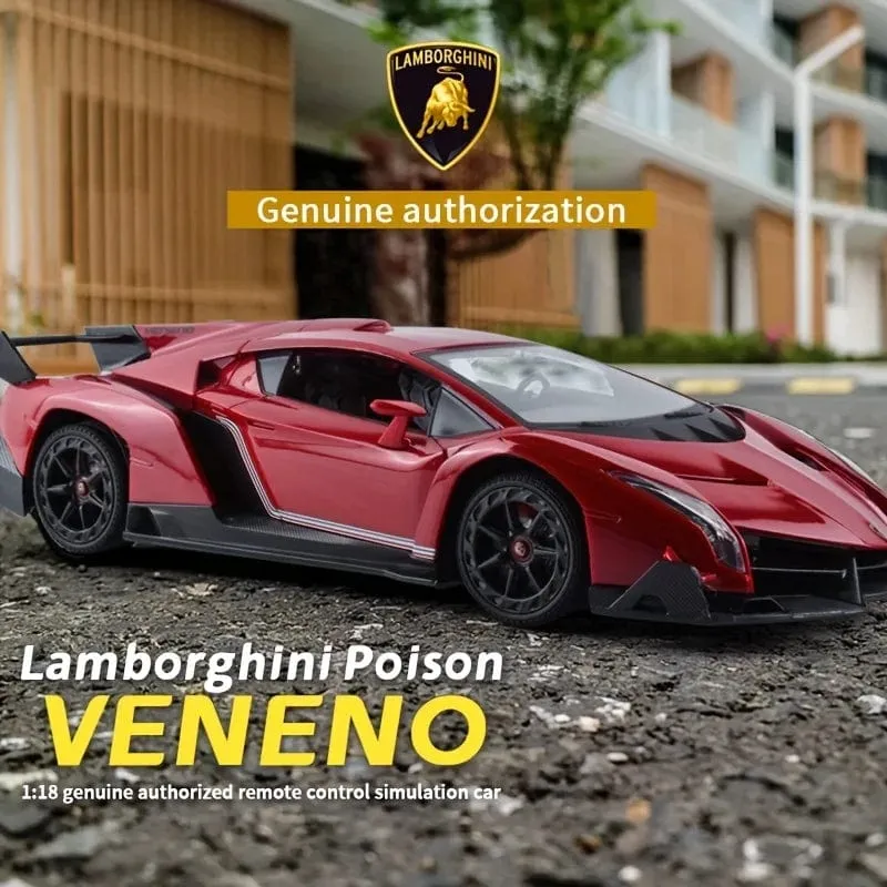 Lamborghini 1:16RC Originalgenehmigung, ferngesteuertes Innen- und Außenauto, cooles Beleuchtungsmodell, Spielzeug-Geschenkserie für KINDER