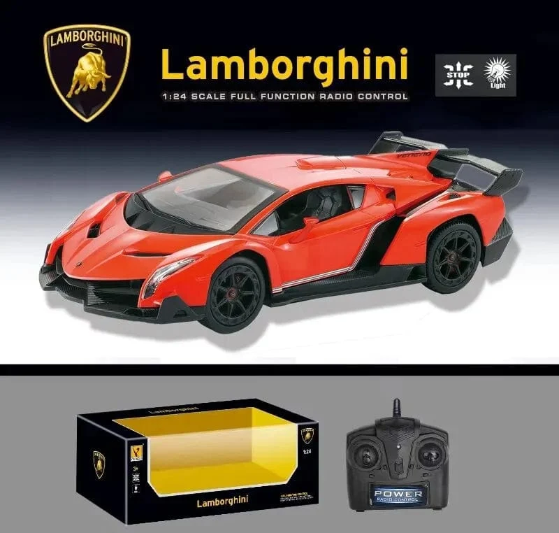 Lamborghini 1:16RC Originalgenehmigung, ferngesteuertes Innen- und Außenauto, cooles Beleuchtungsmodell, Spielzeug-Geschenkserie für KINDER
