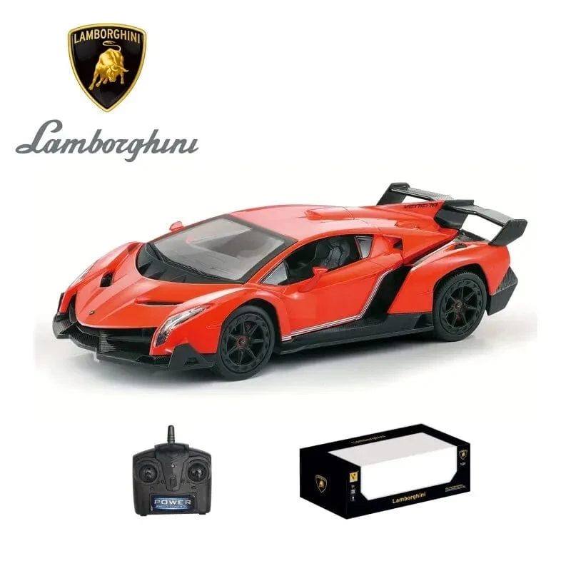 Lamborghini 1:16RC Originalgenehmigung, ferngesteuertes Innen- und Außenauto, cooles Beleuchtungsmodell, Spielzeug-Geschenkserie für KINDER