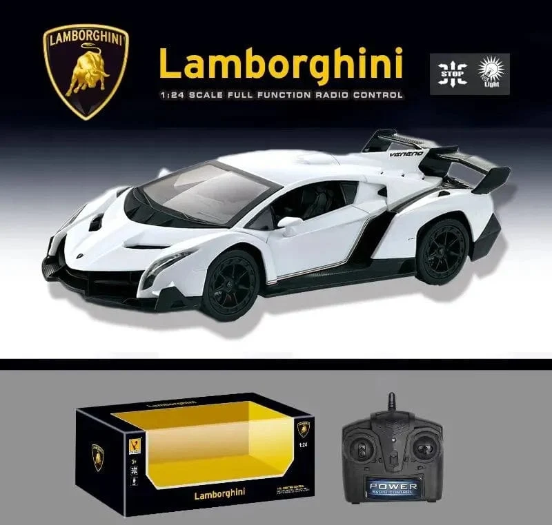Lamborghini 1:16RC Originalgenehmigung, ferngesteuertes Innen- und Außenauto, cooles Beleuchtungsmodell, Spielzeug-Geschenkserie für KINDER