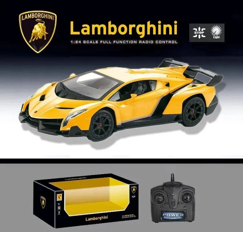 Lamborghini 1:16RC Originalgenehmigung, ferngesteuertes Innen- und Außenauto, cooles Beleuchtungsmodell, Spielzeug-Geschenkserie für KINDER