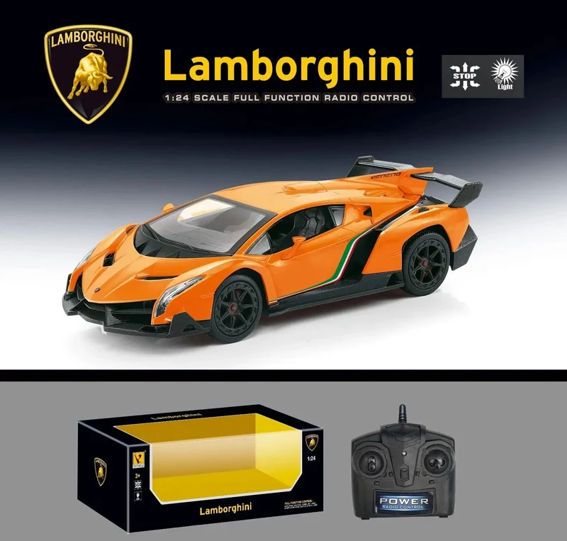 Lamborghini 1:16RC Originalgenehmigung, ferngesteuertes Innen- und Außenauto, cooles Beleuchtungsmodell, Spielzeug-Geschenkserie für KINDER