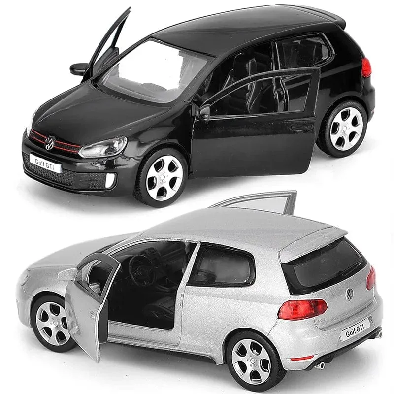 1/36 VW Golf 6 Diecasts Automodell Volkswagen Golf Gti Miniatur-Legierung Spielzeug Zurückziehbare Fahrzeugmodelle für Kindergeschenke
