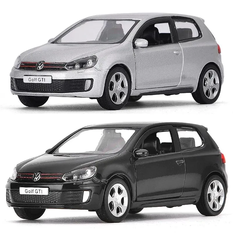 1/36 VW Golf 6 Diecasts Automodell Volkswagen Golf Gti Miniatur-Legierung Spielzeug Zurückziehbare Fahrzeugmodelle für Kindergeschenke
