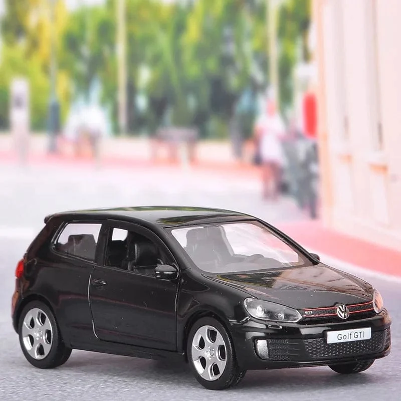 1/36 VW Golf 6 Diecasts Automodell Volkswagen Golf Gti Miniatur-Legierung Spielzeug Zurückziehbare Fahrzeugmodelle für Kindergeschenke