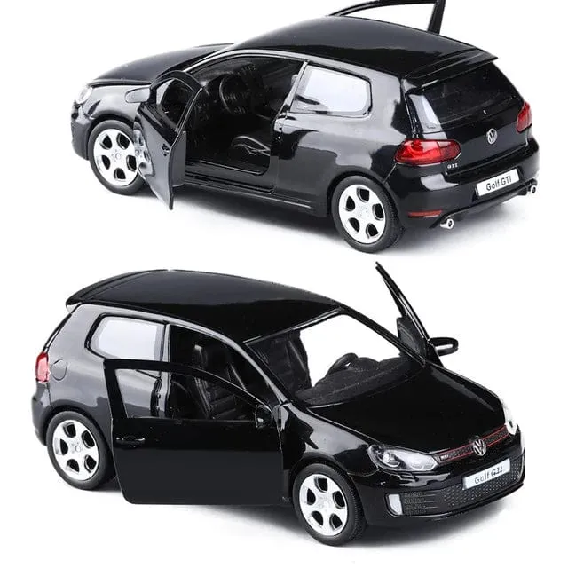 1/36 VW Golf 6 Diecasts Automodell Volkswagen Golf Gti Miniatur-Legierung Spielzeug Zurückziehbare Fahrzeugmodelle für Kindergeschenke
