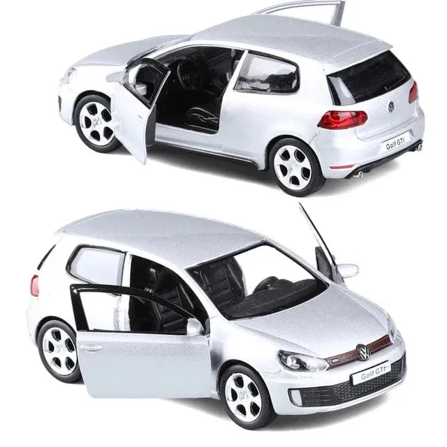 1/36 VW Golf 6 Diecasts Automodell Volkswagen Golf Gti Miniatur-Legierung Spielzeug Zurückziehbare Fahrzeugmodelle für Kindergeschenke
