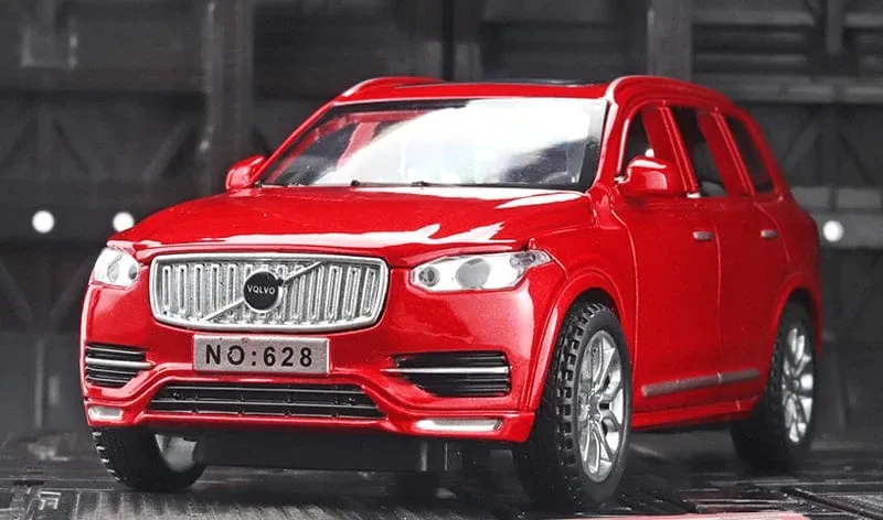 1:32 XC90 SUV Legierung Automodell Spielzeug Metall Druckguss Simulation Geländewagen Modell Sound Licht Sammlung Junge Hobbys Sammlung