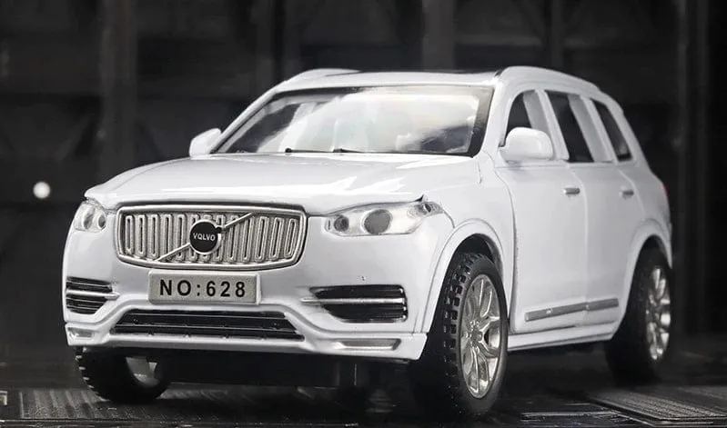 1:32 XC90 SUV Legierung Automodell Spielzeug Metall Druckguss Simulation Geländewagen Modell Sound Licht Sammlung Junge Hobbys Sammlung
