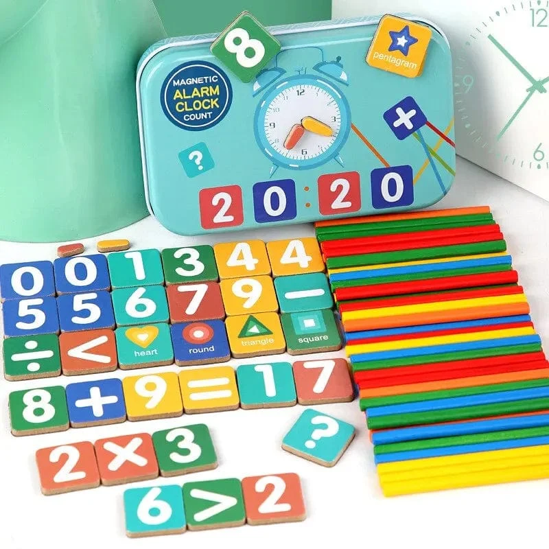 Lehrmittel für Kinder und Subtraktionsspielzeug für den frühen Unterricht, Zahlenlernen, digitaler Rechenstab