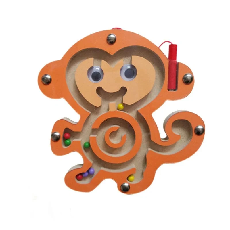 Kinder Montessori Spielzeug Wurm Essen Obst Holz Puzzle Spielzeug Finger Flexible Training Twisting Wurm Lernspielzeug für Kinder Geschenke