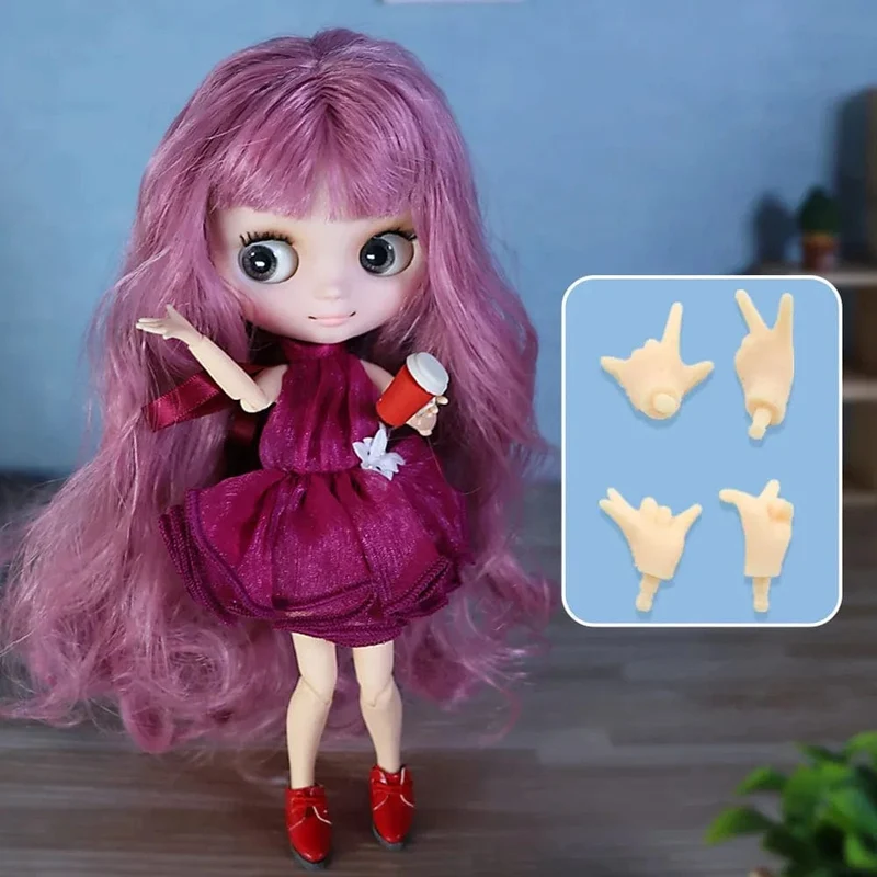 ICY DBS Blyth Middie Puppe mit Gelenkkörper, 20 cm, maßgeschneiderte Puppe, Nacktpuppe oder komplettes Set, inklusive Kleidung und Schuhen, DIY-Spielzeug, Geschenk für Mädchen