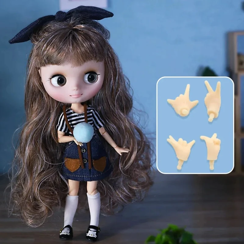 ICY DBS Blyth Middie Puppe mit Gelenkkörper, 20 cm, maßgeschneiderte Puppe, Nacktpuppe oder komplettes Set, inklusive Kleidung und Schuhen, DIY-Spielzeug, Geschenk für Mädchen