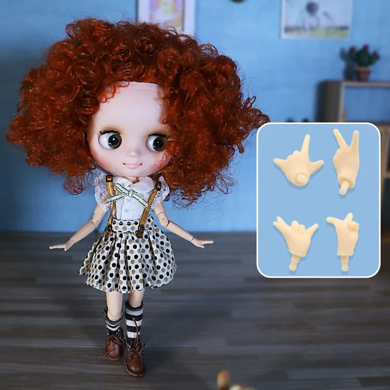 ICY DBS Blyth Middie Puppe mit Gelenkkörper, 20 cm, maßgeschneiderte Puppe, Nacktpuppe oder komplettes Set, inklusive Kleidung und Schuhen, DIY-Spielzeug, Geschenk für Mädchen