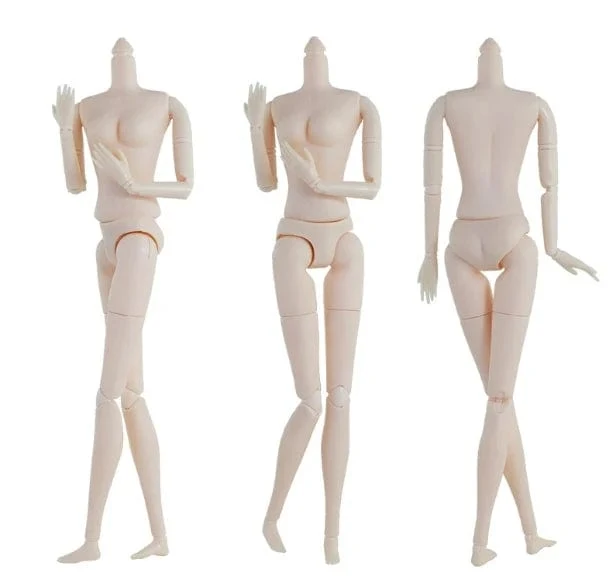 30 cm großer afrikanischer Puppenkörper, Körper mit 5/11/13/20 Gelenken, dunkle Haut, hübsches Mädchenspielzeug für Kinder