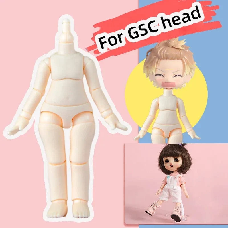 Neue 10 cm 11 cm BJD Puppe spielzeug YMY körper geeignet für GSC ob11 1/12 BJD puppe körper sphärische joint puppe spielzeug hand set puppe zubehör
