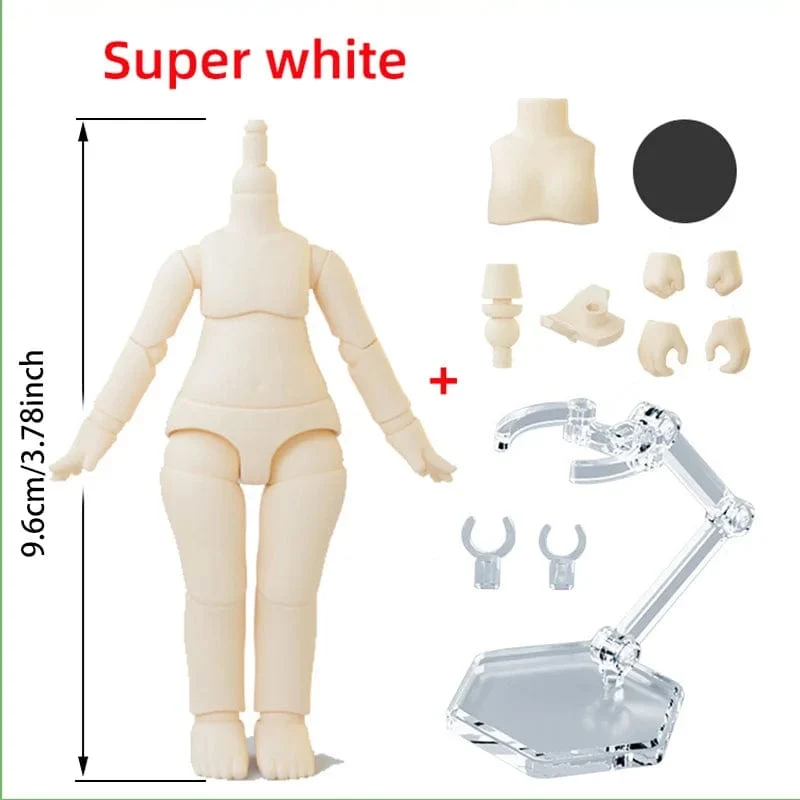 Neue 10 cm 11 cm BJD Puppe spielzeug YMY körper geeignet für GSC ob11 1/12 BJD puppe körper sphärische joint puppe spielzeug hand set puppe zubehör