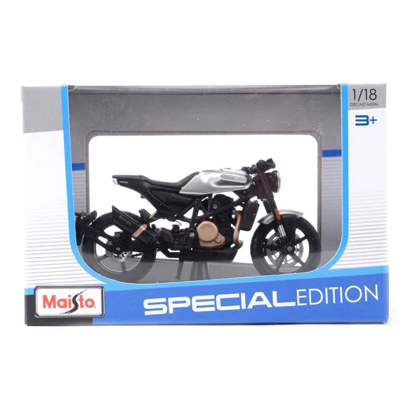 Maisto 1:18 2018 Husqvarna Vitpilen 701 Statische Druckgussfahrzeuge, Sammlerstücke, Hobbys, Motorradmodell, Spielzeug