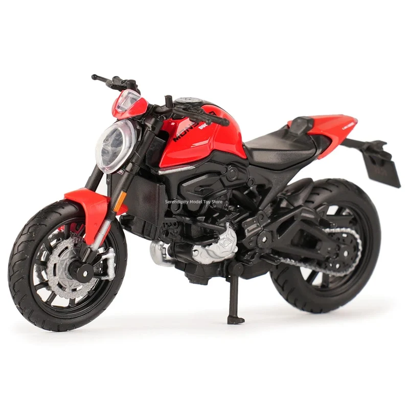 Maisto 1:18 2021 Ducati Monster + statische Druckgussfahrzeuge, Sammlerstücke, Hobbys, Motorradmodell, Spielzeug