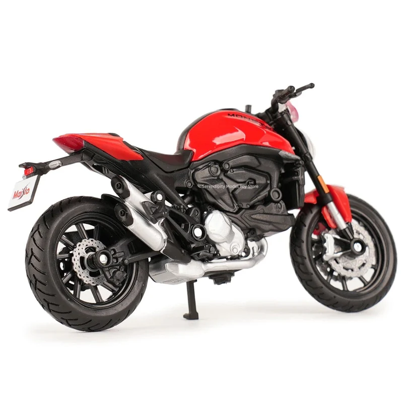 Maisto 1:18 2021 Ducati Monster + statische Druckgussfahrzeuge, Sammlerstücke, Hobbys, Motorradmodell, Spielzeug