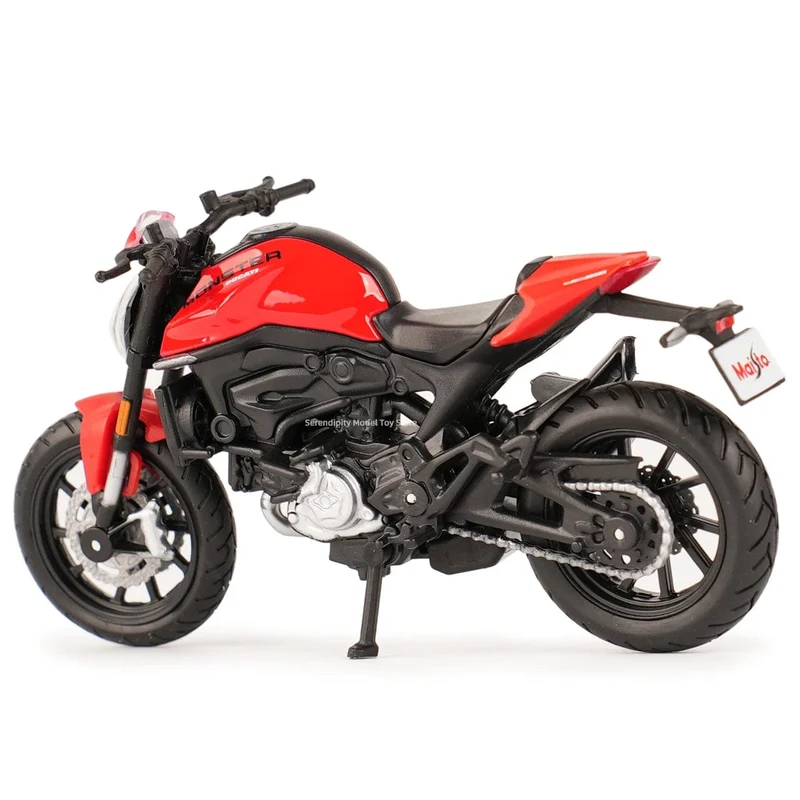 Maisto 1:18 2021 Ducati Monster + statische Druckgussfahrzeuge, Sammlerstücke, Hobbys, Motorradmodell, Spielzeug