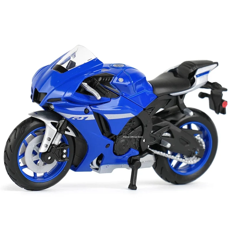 Maisto 1:18 Yamaha 2021 YZF-R1 Statische Druckgussfahrzeuge, Sammlerstücke, Hobbys, Motorradmodell, Spielzeug