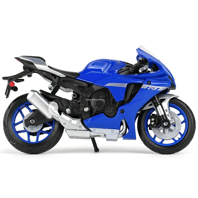 Maisto 1:18 Yamaha 2021 YZF-R1 Statische Druckgussfahrzeuge, Sammlerstücke, Hobbys, Motorradmodell, Spielzeug