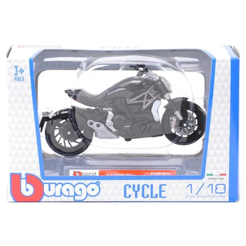 Bburago 1:18 2016 Ducati Xdiavel S Druckgussfahrzeuge, Sammlerstück, Motorradmodell, Spielzeug