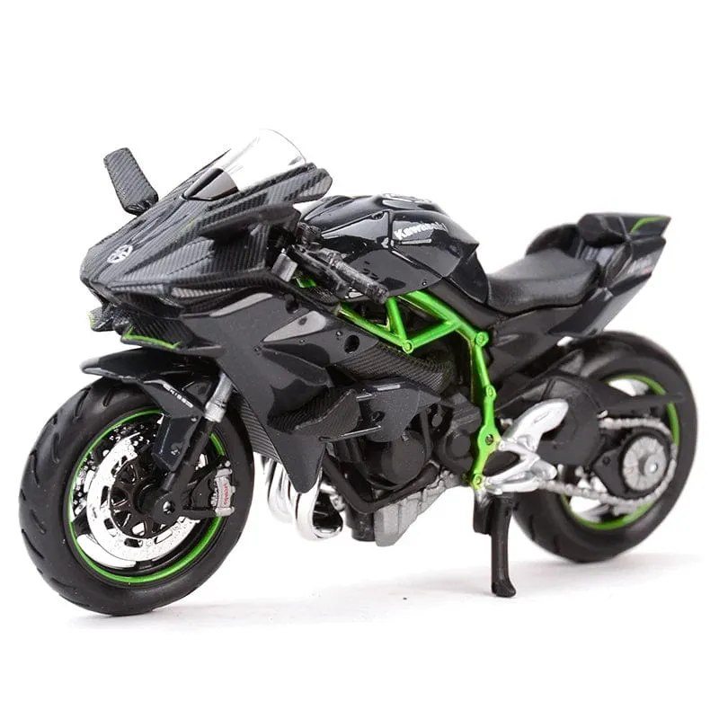 Maisto 1:18 Kawasaki H2 R Ninja ZX-10R 14R 9R Z1000 Statische Druckgussfahrzeuge Sammlerstücke Hobbys Motorradmodell Spielzeug