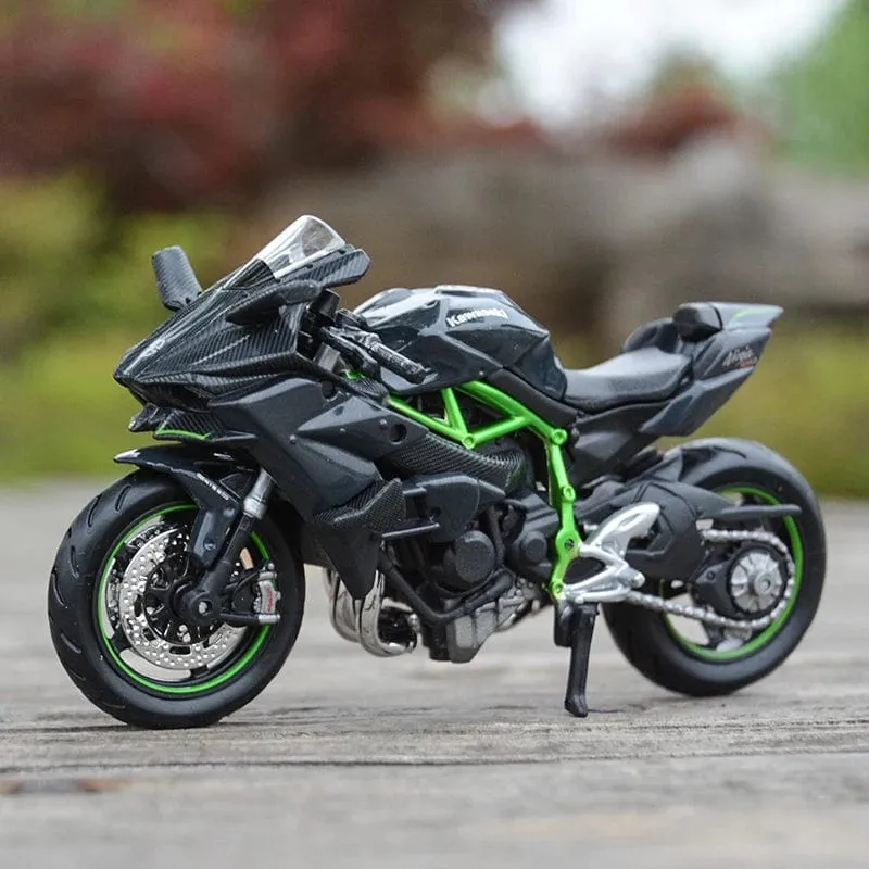 Maisto 1:18 Kawasaki H2 R Ninja ZX-10R 14R 9R Z1000 Statische Druckgussfahrzeuge Sammlerstücke Hobbys Motorradmodell Spielzeug