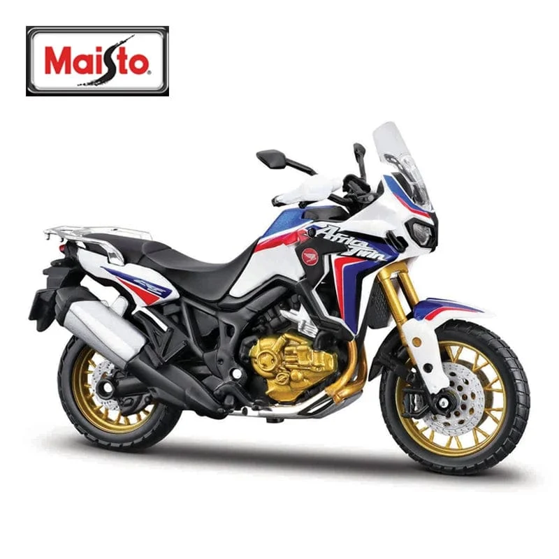 Maisto 1:18 Honda Africa Twin DCT Statische Druckgussfahrzeuge Sammlerstücke Hobbies Motorrad Modell Spielzeug