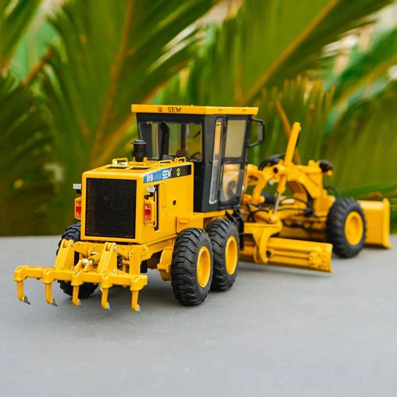 1:35 Maßstab Druckguss Engineering Baumaschinen Modell Spielzeug für CAT SEM919 Grader Modell Legierung Replik Sammlung Spielzeug