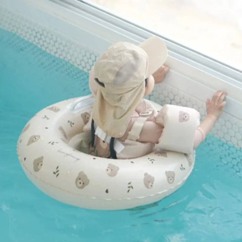Kinder Schwimmsitz Float Aufblasbarer Schwimmring für Kinder Jungen Mädchen Schwimmbecken Wasserspaß Spielzeug Sommer Strand Party Zubehör