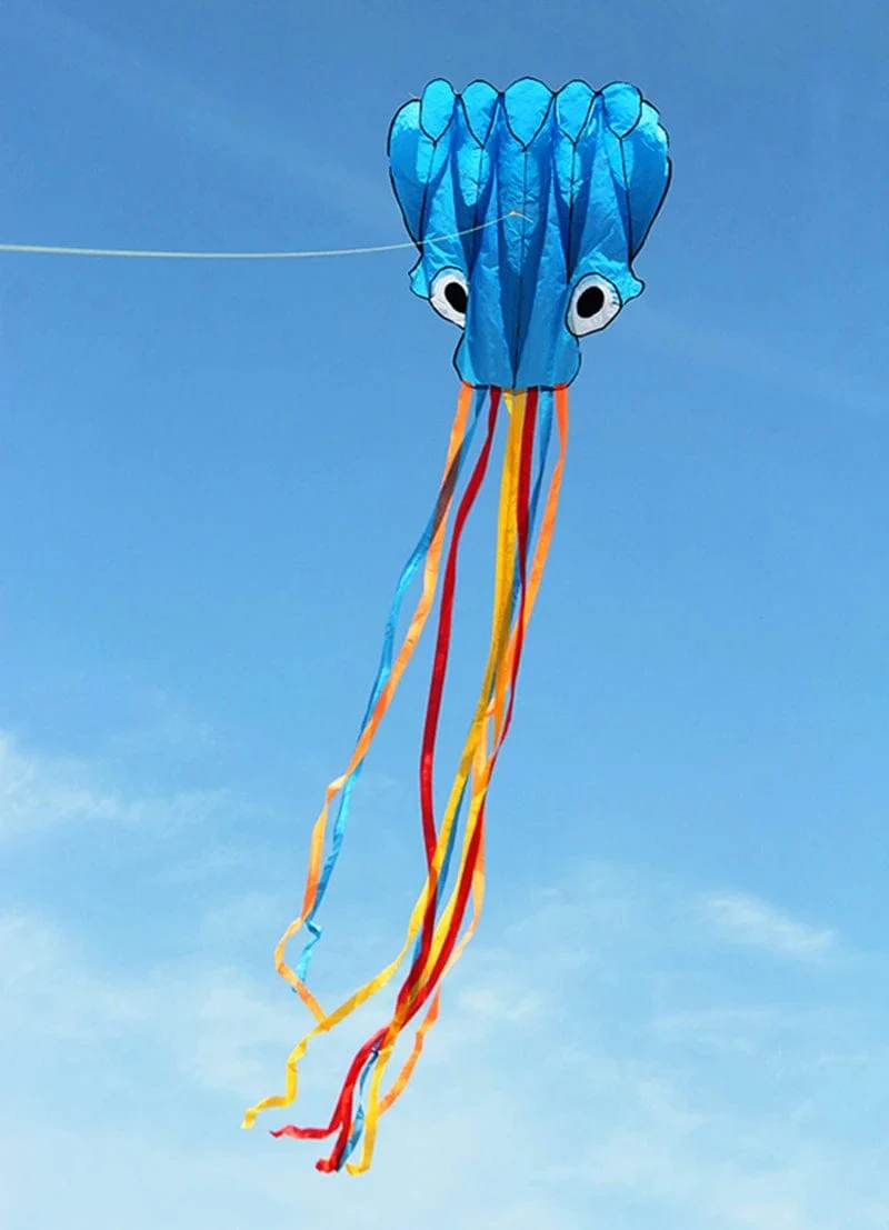 Freies verschiffen neue octopus drachen fliegen spielzeug für kinder drachen aufblasbare kite färbung drachen Outdoor spielzeug Wind power kite linien