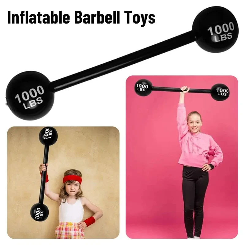 Aufblasbare Hantel Spielzeug Kreativität PVC Party-Event Spiel Requisiten Dekoration Simulation Gym Spaß Spiel Hantel Lustige Spielzeug Geschenke
