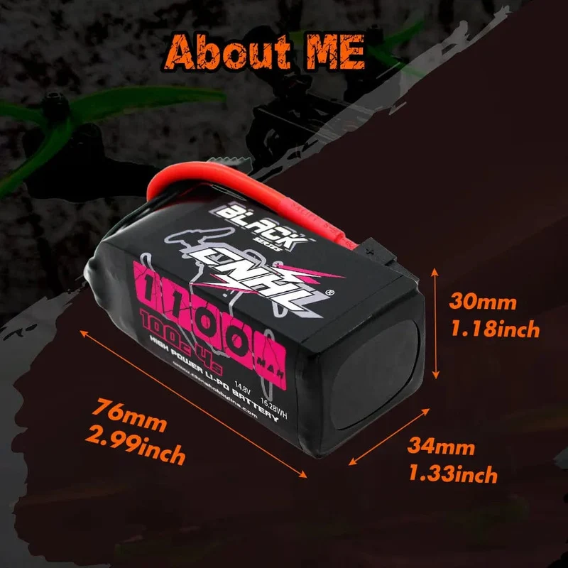 2 STÜCKE CNHL 4S 14.8 V Lipo Batterie 1100 mAh 1300 mAh 1500 mAh 100C Mit XT60 Stecker Für FPV Flugzeug Drone Quadcopter Hubschrauber Hobby