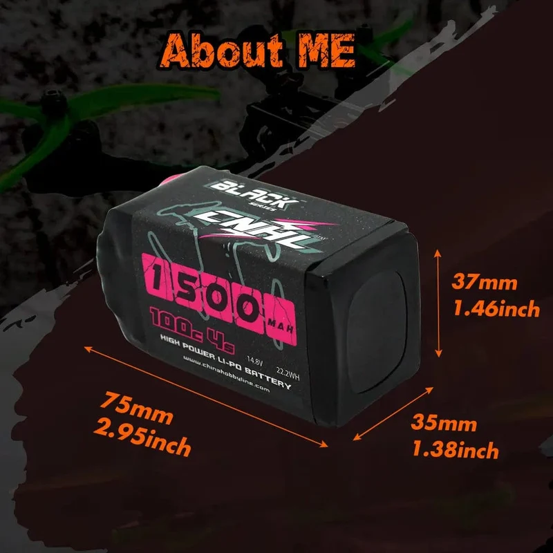 2 STÜCKE CNHL 4S 14.8 V Lipo Batterie 1100 mAh 1300 mAh 1500 mAh 100C Mit XT60 Stecker Für FPV Flugzeug Drone Quadcopter Hubschrauber Hobby