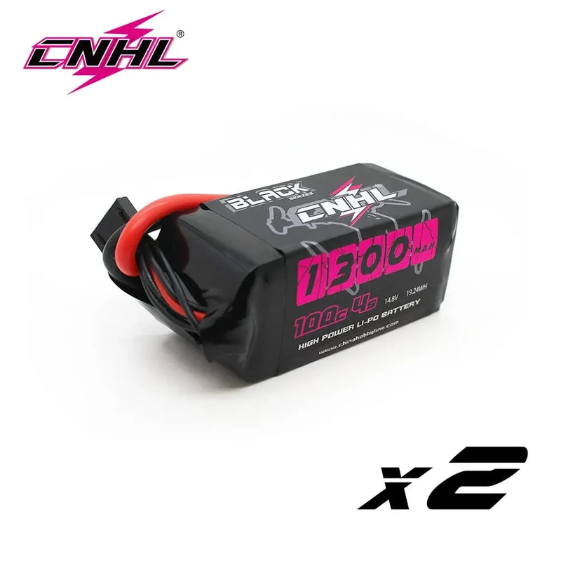 2 STÜCKE CNHL 4S 14.8 V Lipo Batterie 1100 mAh 1300 mAh 1500 mAh 100C Mit XT60 Stecker Für FPV Flugzeug Drone Quadcopter Hubschrauber Hobby