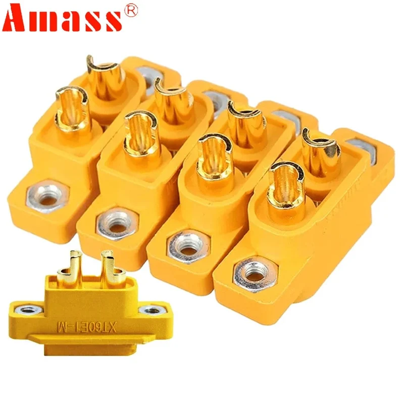 5 teile/los AMASS XT60E-M XT60 Stecker Für Racing Modelle/Multicopter Fest Bord/ DIY Ersatzteil Auto Drone spielzeug