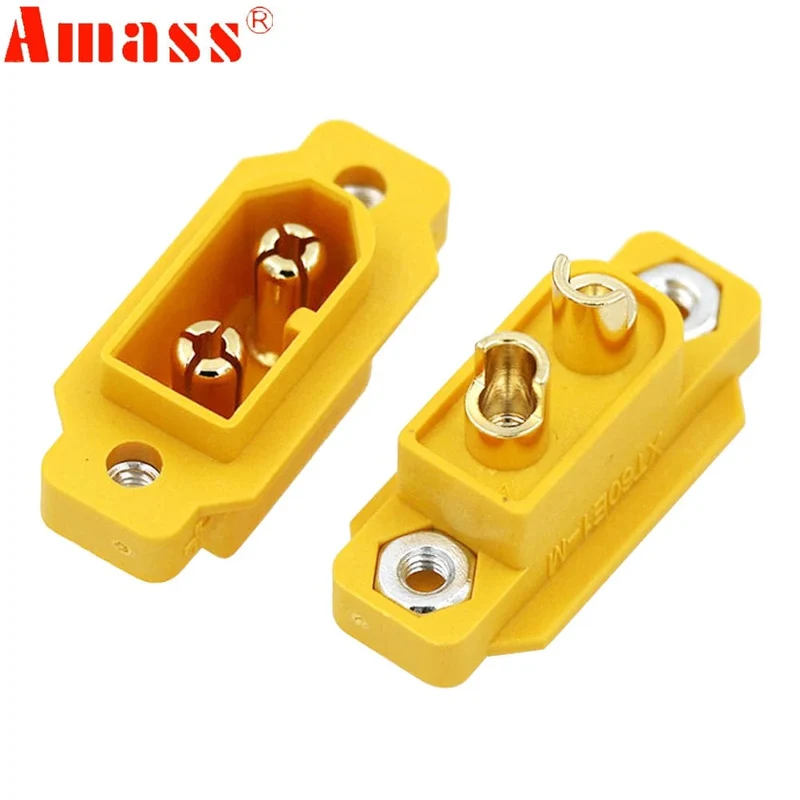 5 teile/los AMASS XT60E-M XT60 Stecker Für Racing Modelle/Multicopter Fest Bord/ DIY Ersatzteil Auto Drone spielzeug