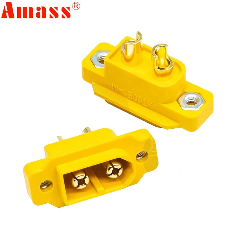 5 teile/los AMASS XT60E-M XT60 Stecker Für Racing Modelle/Multicopter Fest Bord/ DIY Ersatzteil Auto Drone spielzeug