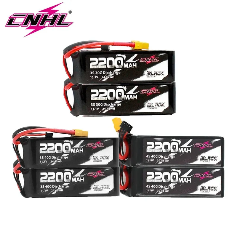 2 STÜCKE CNHL 3S 11.1 V Lipo Batterie 2200 mAh 30C 70C Mit XT60 Stecker Für RC Flugzeug Hubschrauber Quadcopter FPV Drone Auto Racing Hobby
