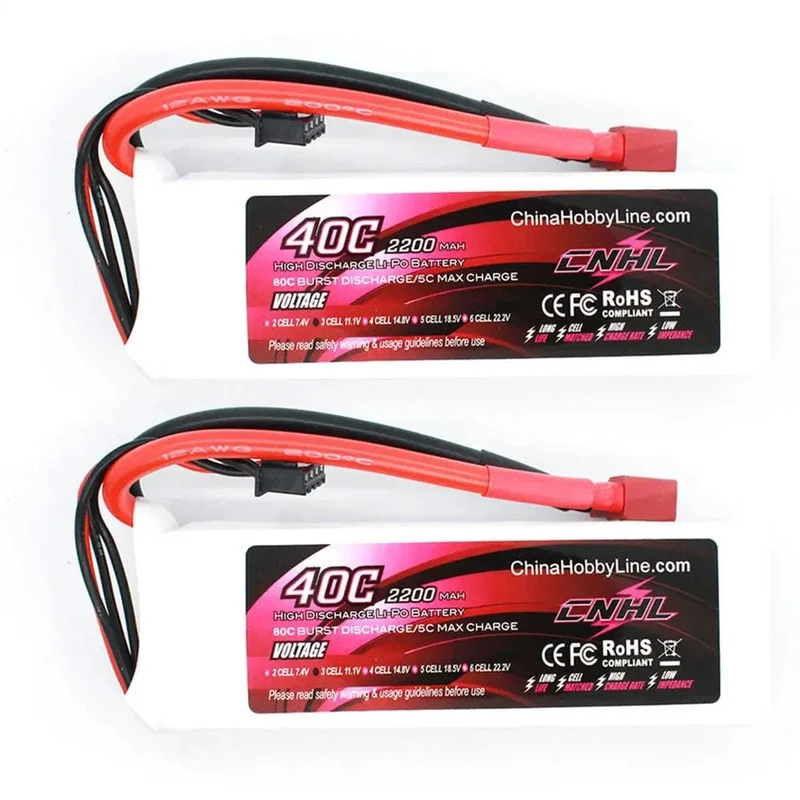 2 STÜCKE CNHL 3S 11.1 V Lipo Batterie 2200 mAh 30C 70C Mit XT60 Stecker Für RC Flugzeug Hubschrauber Quadcopter FPV Drone Auto Racing Hobby
