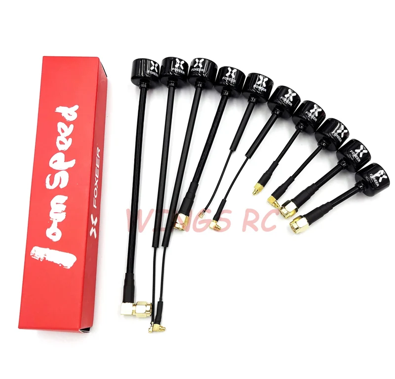 Foxeer Antenne Lollipop 4 V4 FPV Antenne 5.8G 2.6 Dbi Stubby RHCP SMA RPSMA UFL Gerade/Winkel MMCX 7.2g für FPV RC Racing Drone