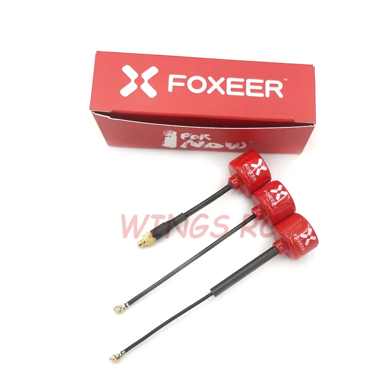 Foxeer Antenne Lollipop 4 V4 FPV Antenne 5.8G 2.6 Dbi Stubby RHCP SMA RPSMA UFL Gerade/Winkel MMCX 7.2g für FPV RC Racing Drone