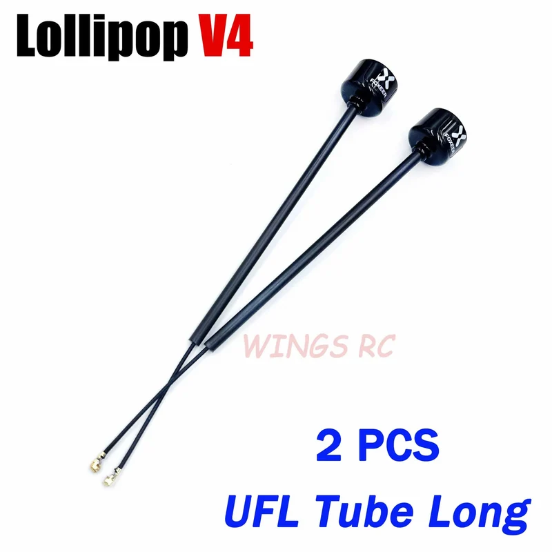 Foxeer Antenne Lollipop 4 V4 FPV Antenne 5.8G 2.6 Dbi Stubby RHCP SMA RPSMA UFL Gerade/Winkel MMCX 7.2g für FPV RC Racing Drone