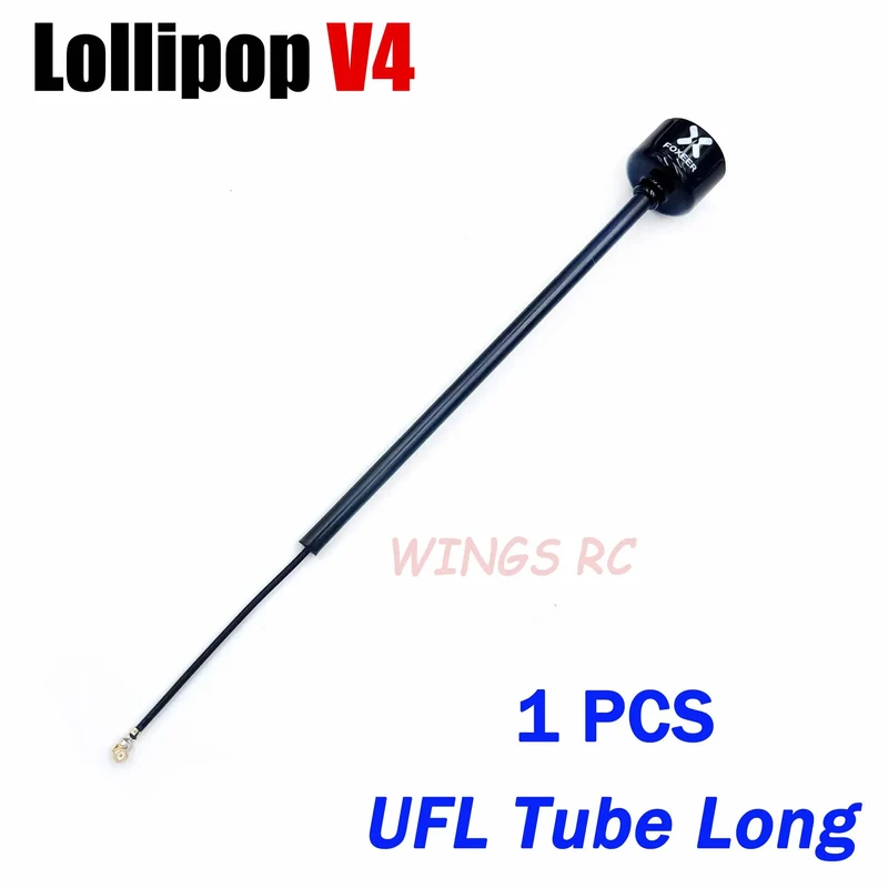 Foxeer Antenne Lollipop 4 V4 FPV Antenne 5.8G 2.6 Dbi Stubby RHCP SMA RPSMA UFL Gerade/Winkel MMCX 7.2g für FPV RC Racing Drone