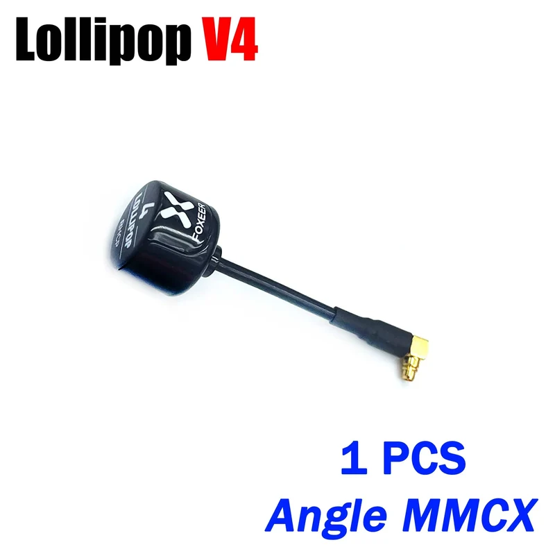 Foxeer Antenne Lollipop 4 V4 FPV Antenne 5.8G 2.6 Dbi Stubby RHCP SMA RPSMA UFL Gerade/Winkel MMCX 7.2g für FPV RC Racing Drone