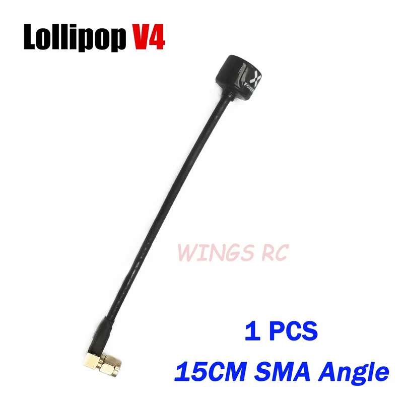Foxeer Antenne Lollipop 4 V4 FPV Antenne 5.8G 2.6 Dbi Stubby RHCP SMA RPSMA UFL Gerade/Winkel MMCX 7.2g für FPV RC Racing Drone