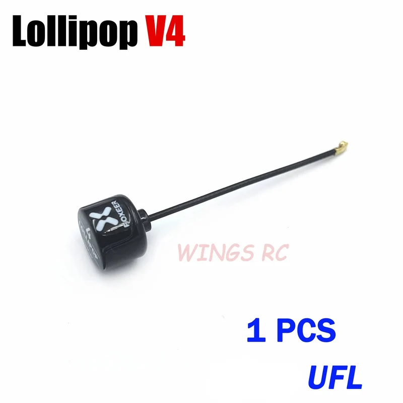 Foxeer Antenne Lollipop 4 V4 FPV Antenne 5.8G 2.6 Dbi Stubby RHCP SMA RPSMA UFL Gerade/Winkel MMCX 7.2g für FPV RC Racing Drone
